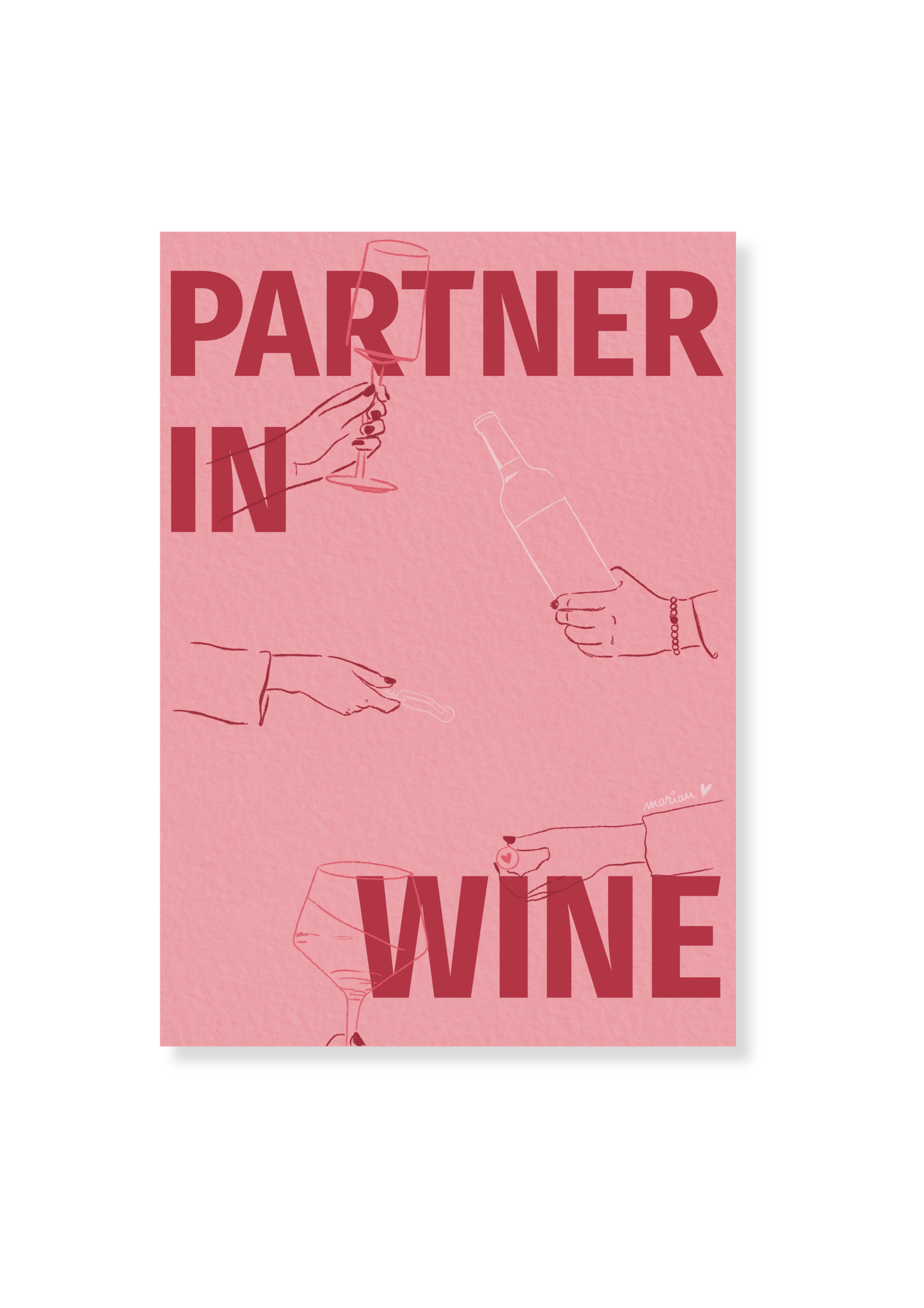 Lámina "Partner in Wine"