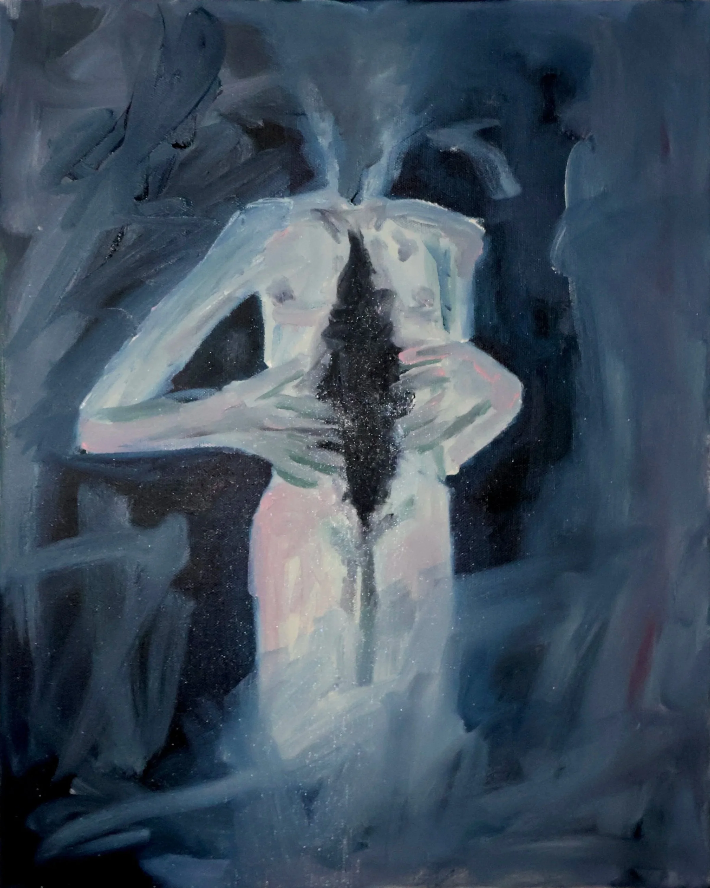 untitled depiction of my father, oil on canvas, 2026