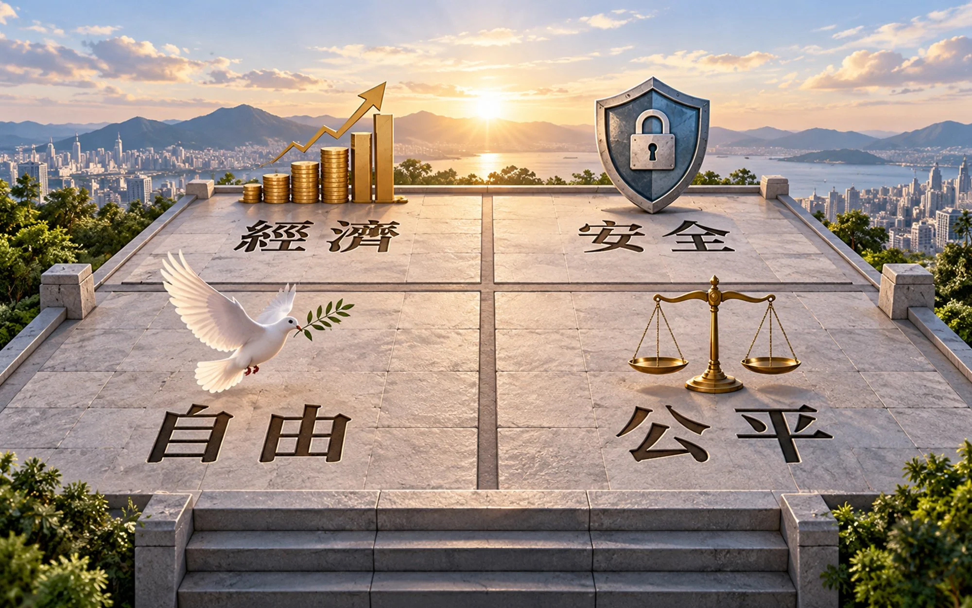 如果只能選一個，你認為國家最重要的是哪一項？