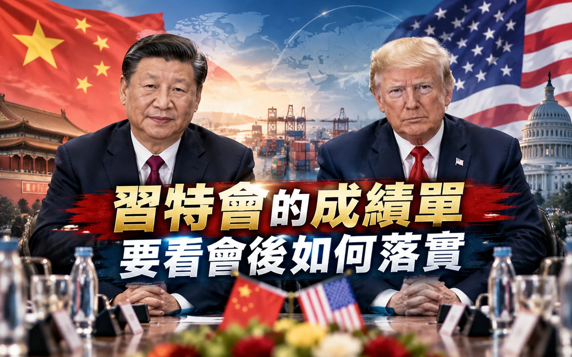 習特會的成績單，要看會後如何落實