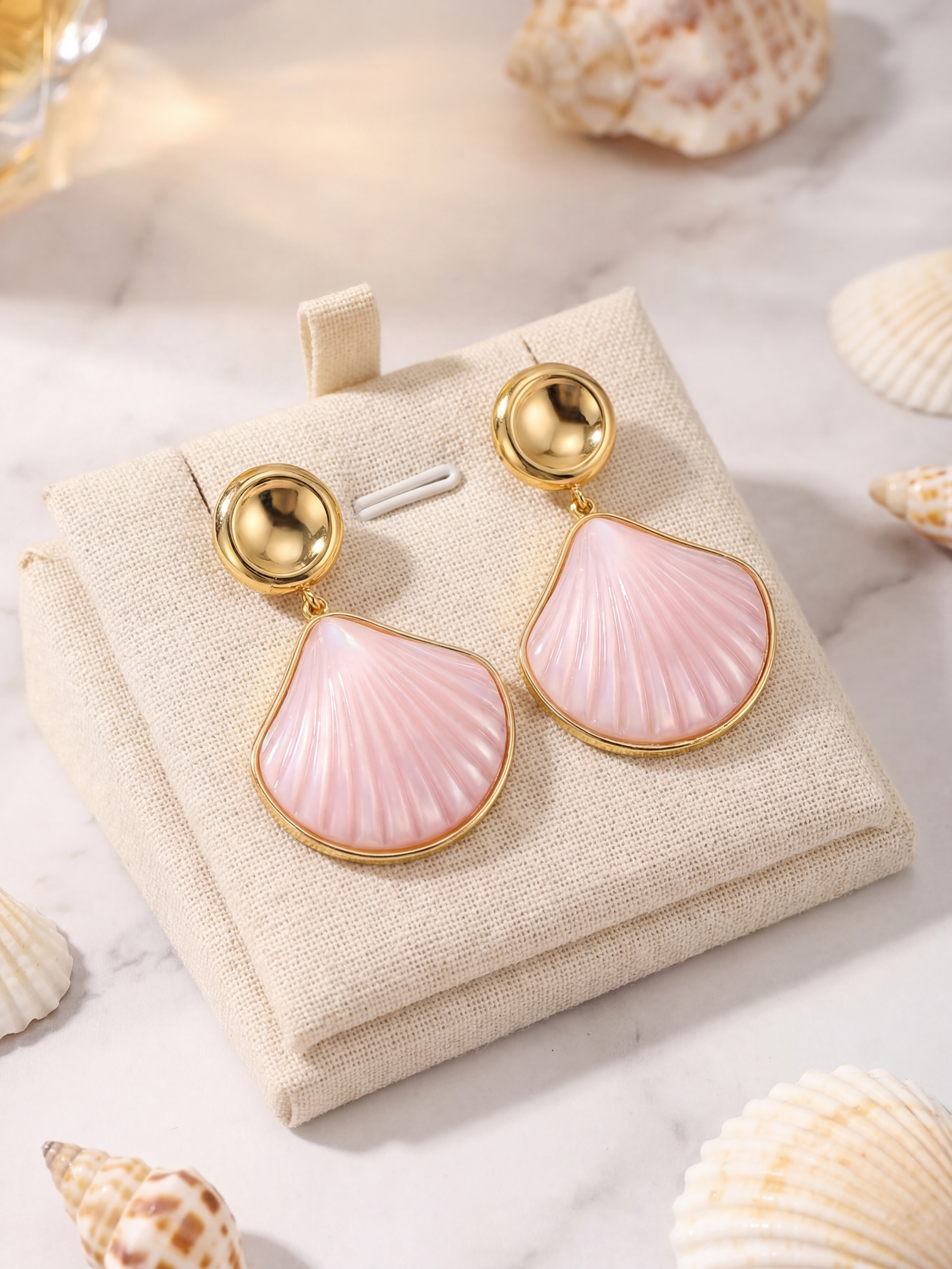 Shell Drop Earrings