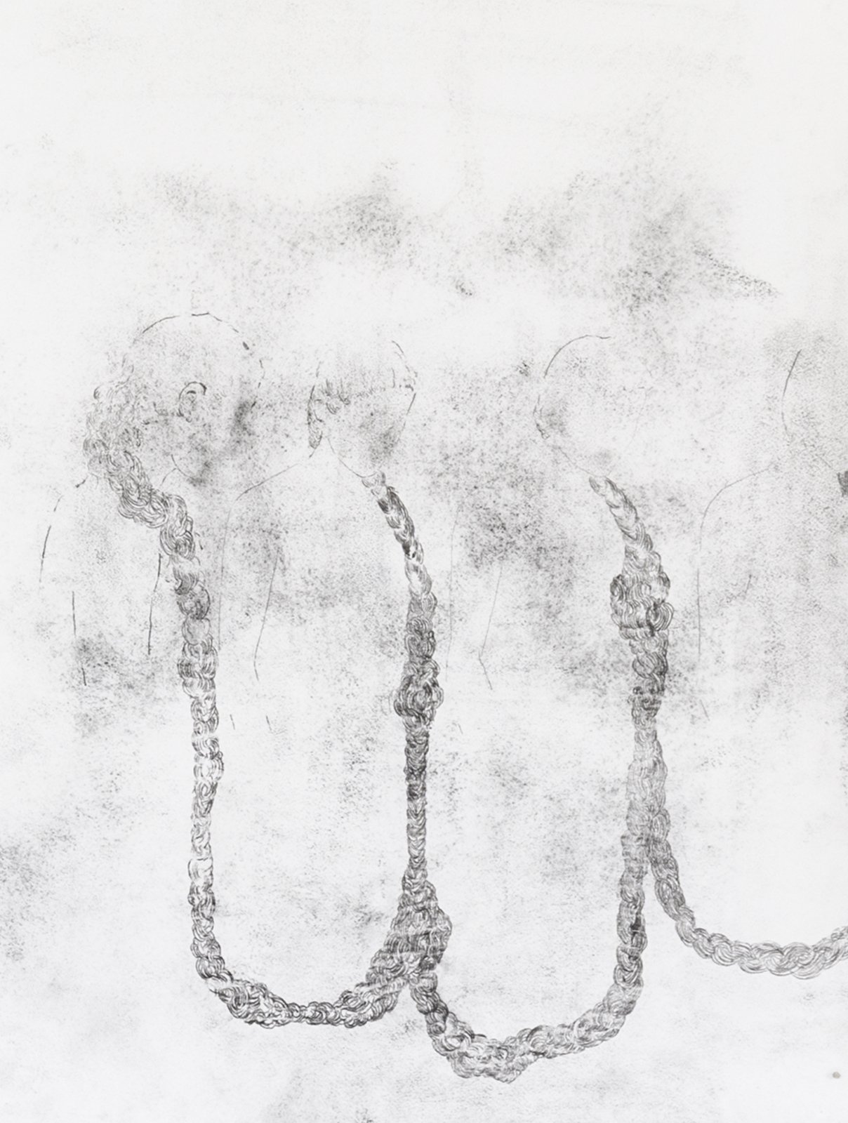 Verflochten   Monotypie   60 x 42   2026