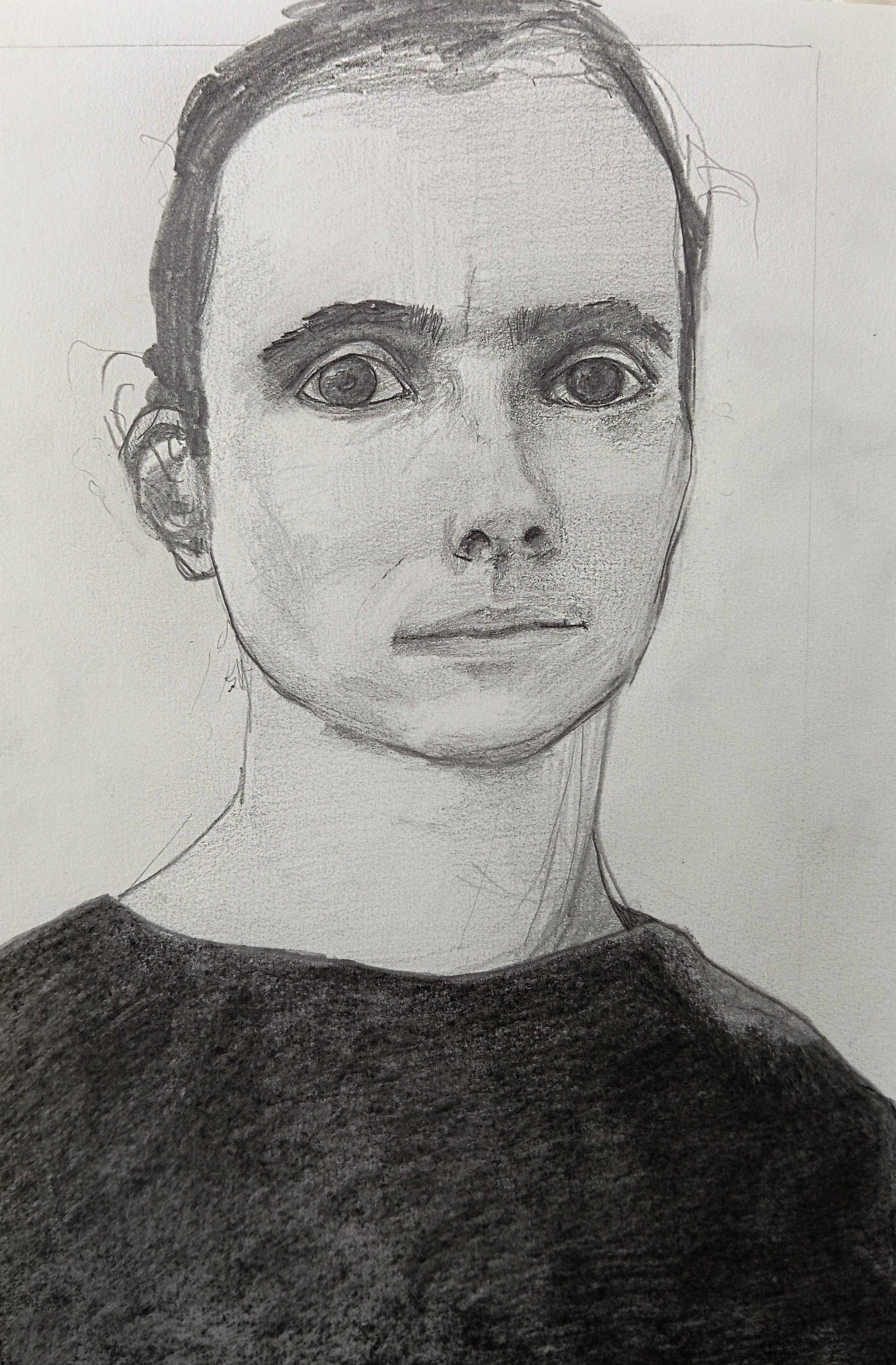 MUTTER   Graphit auf Papier   21 cm x 29.7 cm   2024