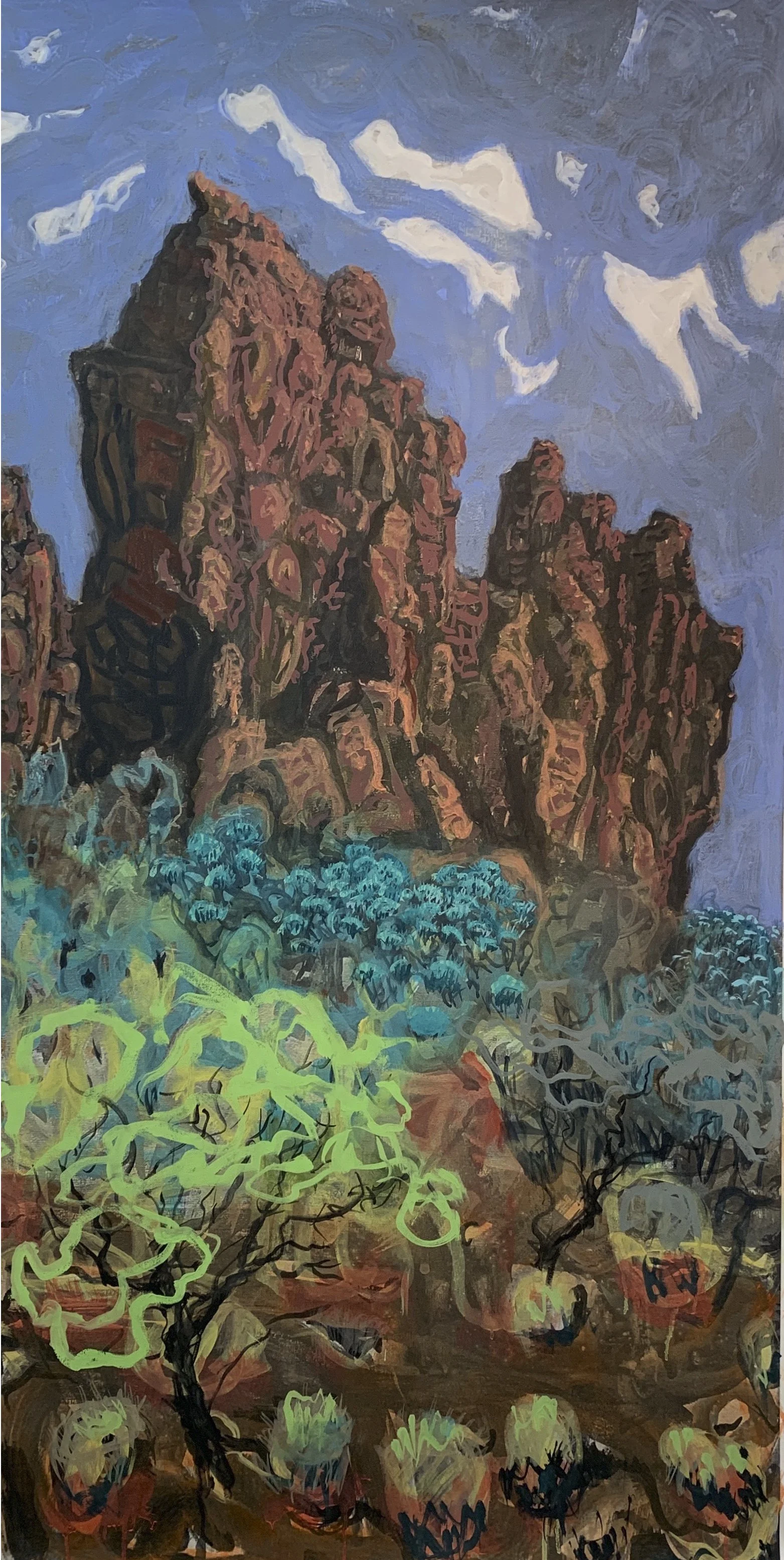 Arrernte Rock Formation (2020 Mosman Art Prize Finalist)