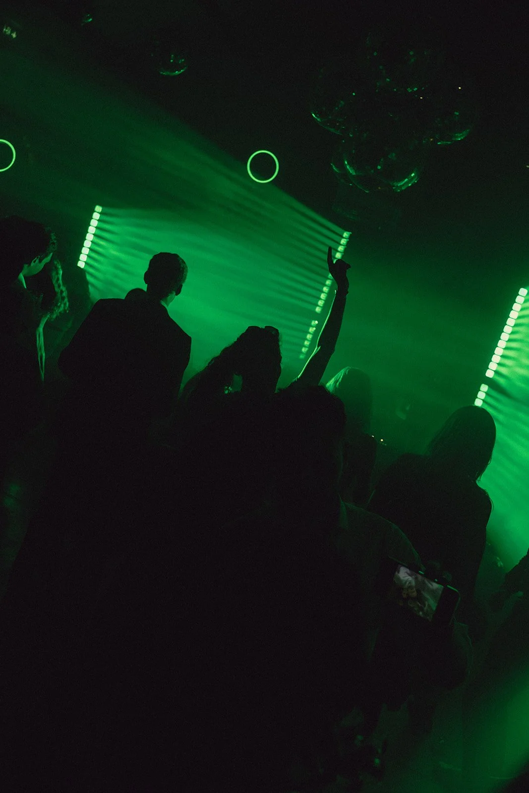 Packed dancefloor private corporate event in Monaco
