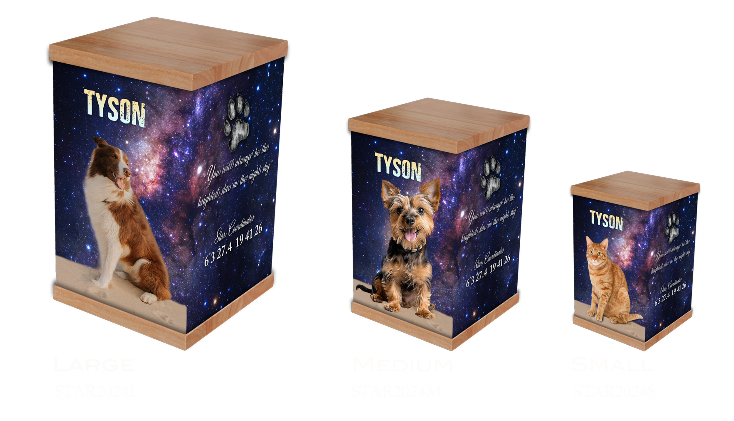 Pet-Memorial-Star-Personalised-Sample-Cremation-Urn