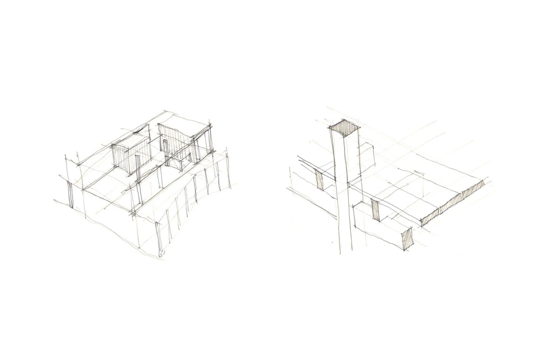 Concept sketches, Silverdale, Falmouth - Passivhaus (certified) | Berryman Construction