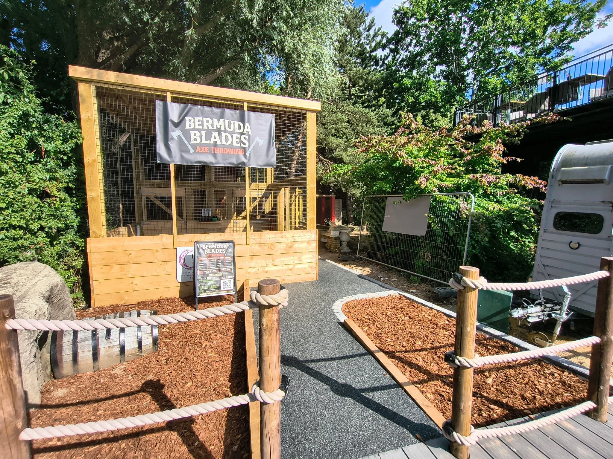 Bermuda Blades covered axe throwing near Hertfordshire