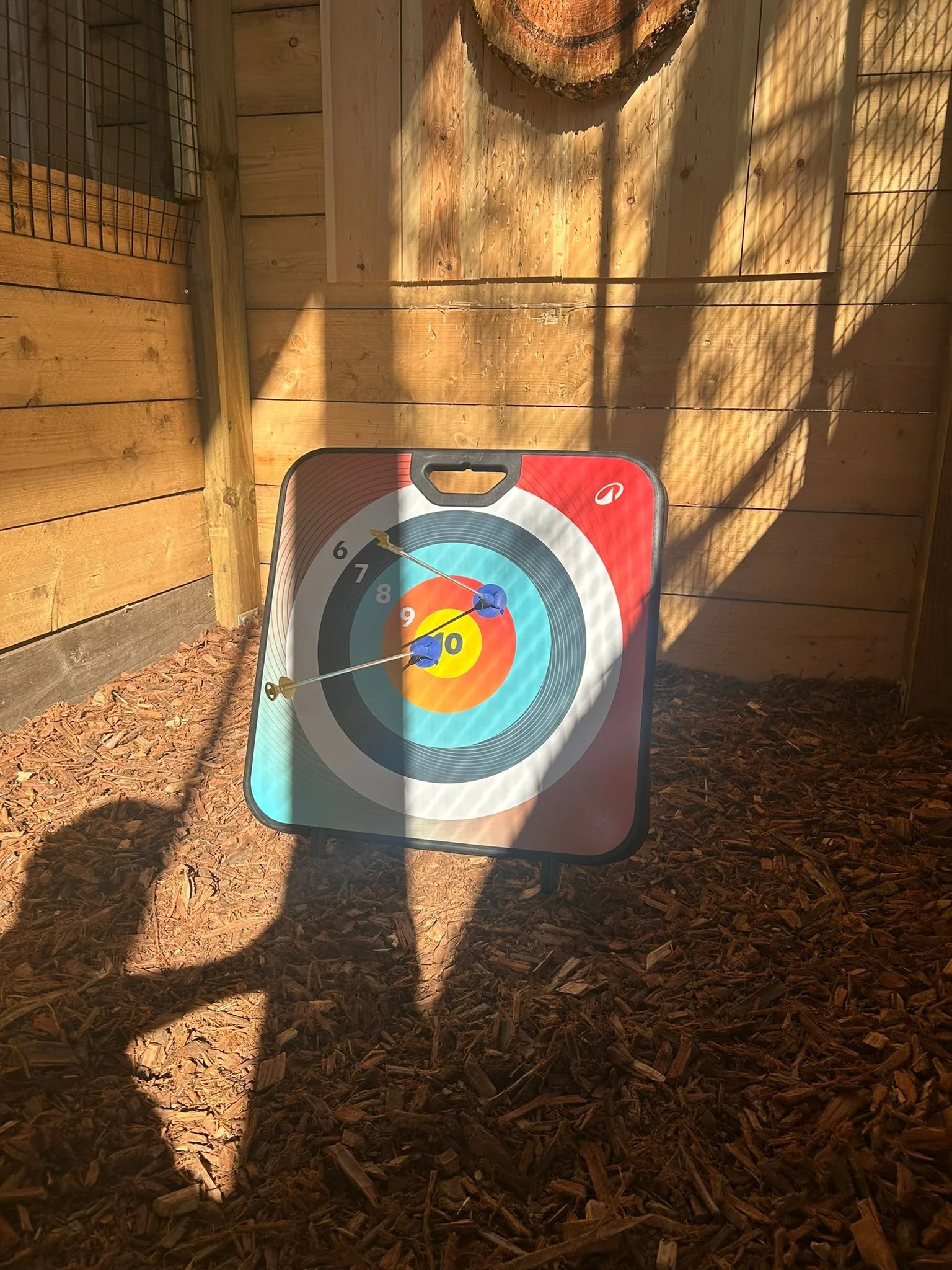 Axe throwing at Bermuda Blades in Henlow, Bedfordshire