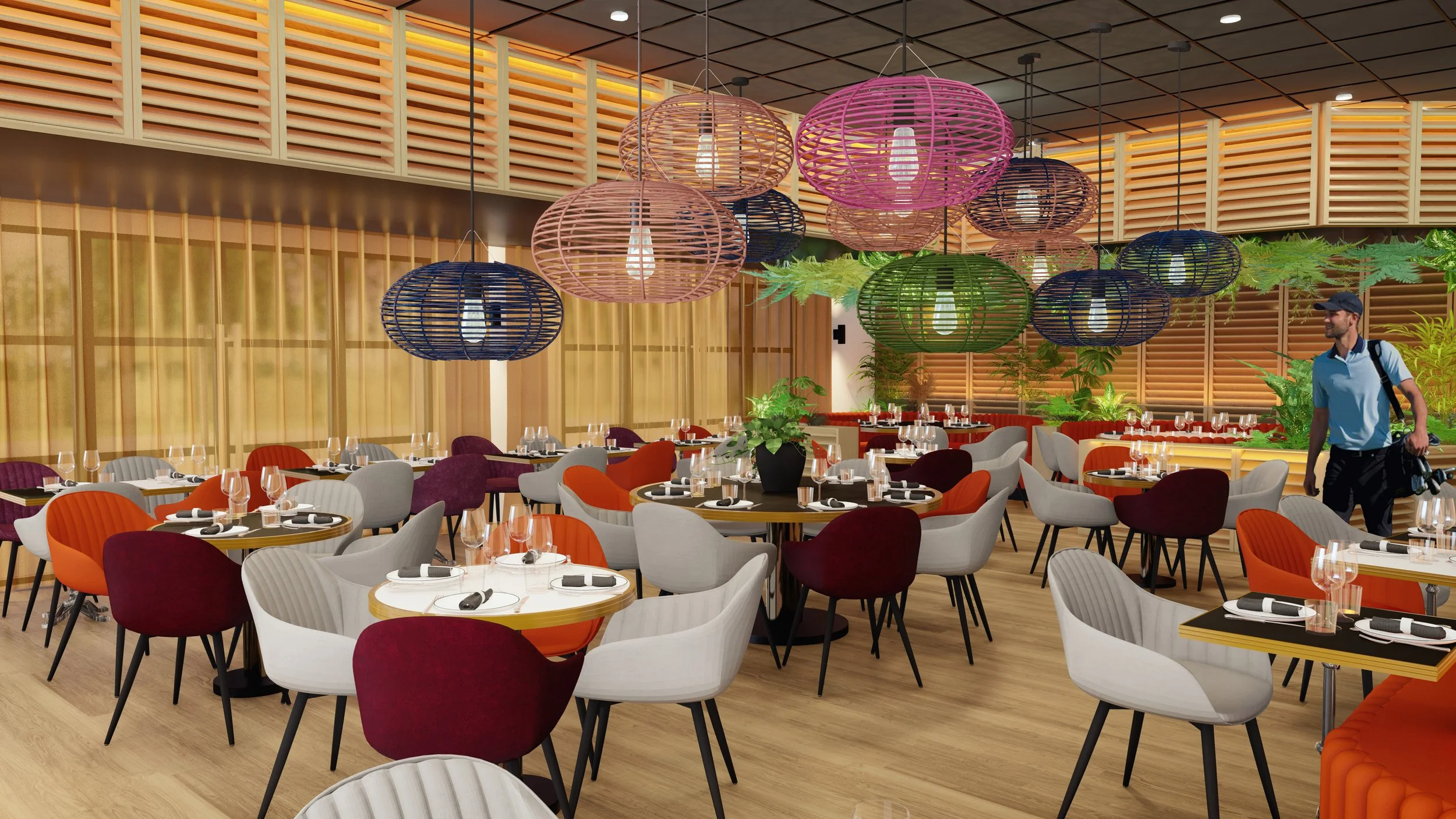 Restaurant 3D - BLUEGREEN 