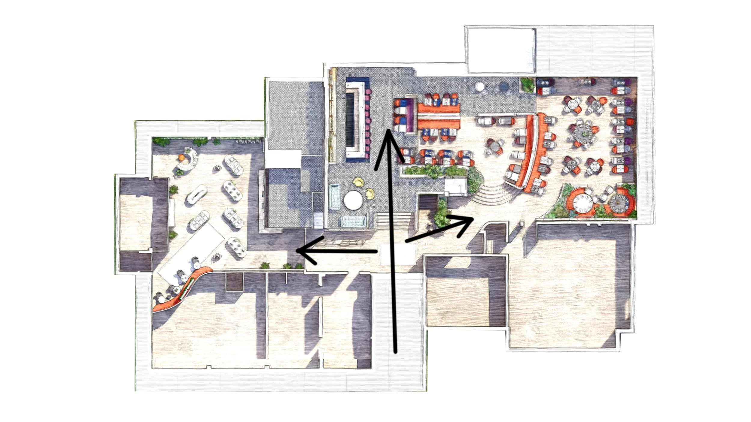 Plan d'agencement - Golf  BLUEGREEN