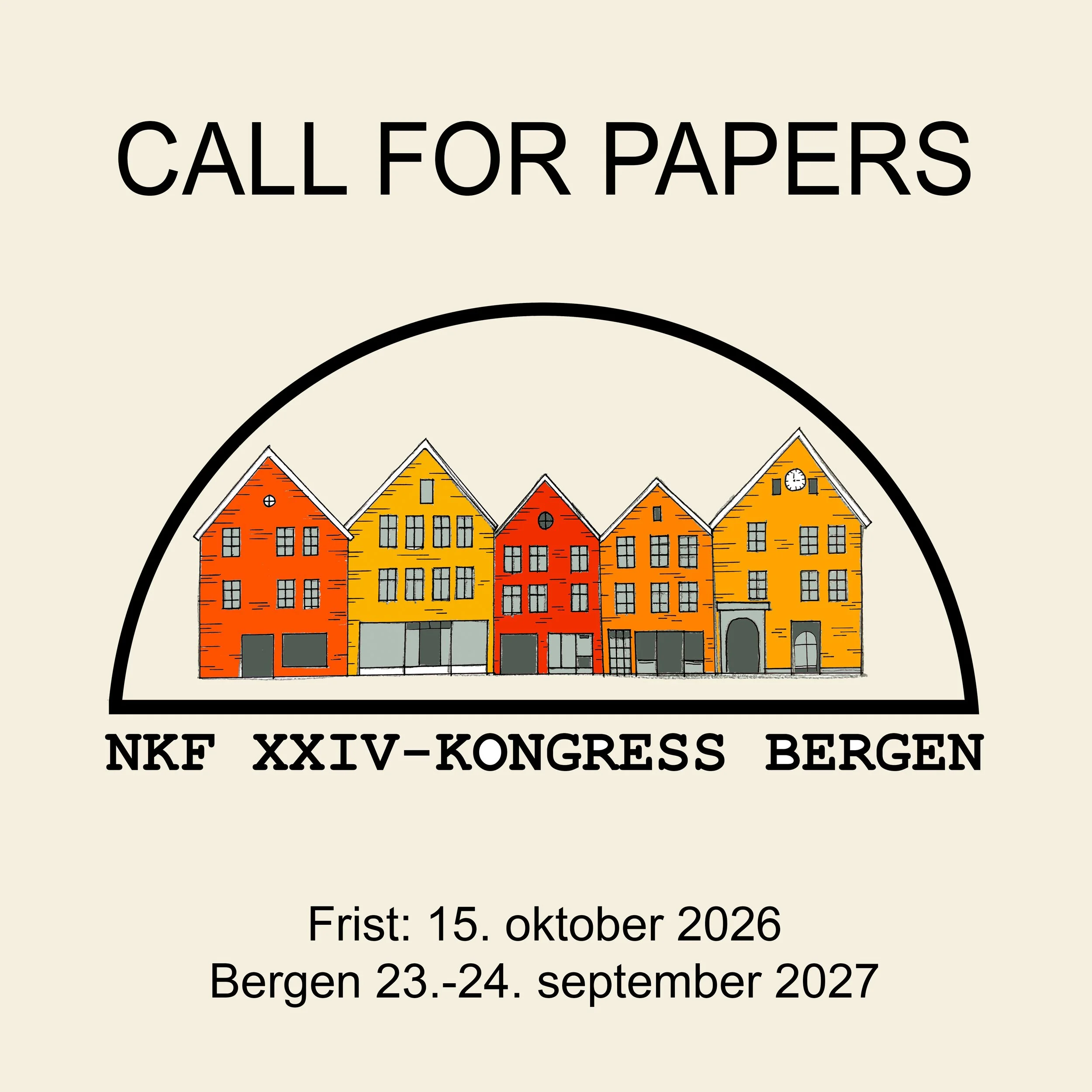 NKF-Kongress i Bergen - Call for Papers