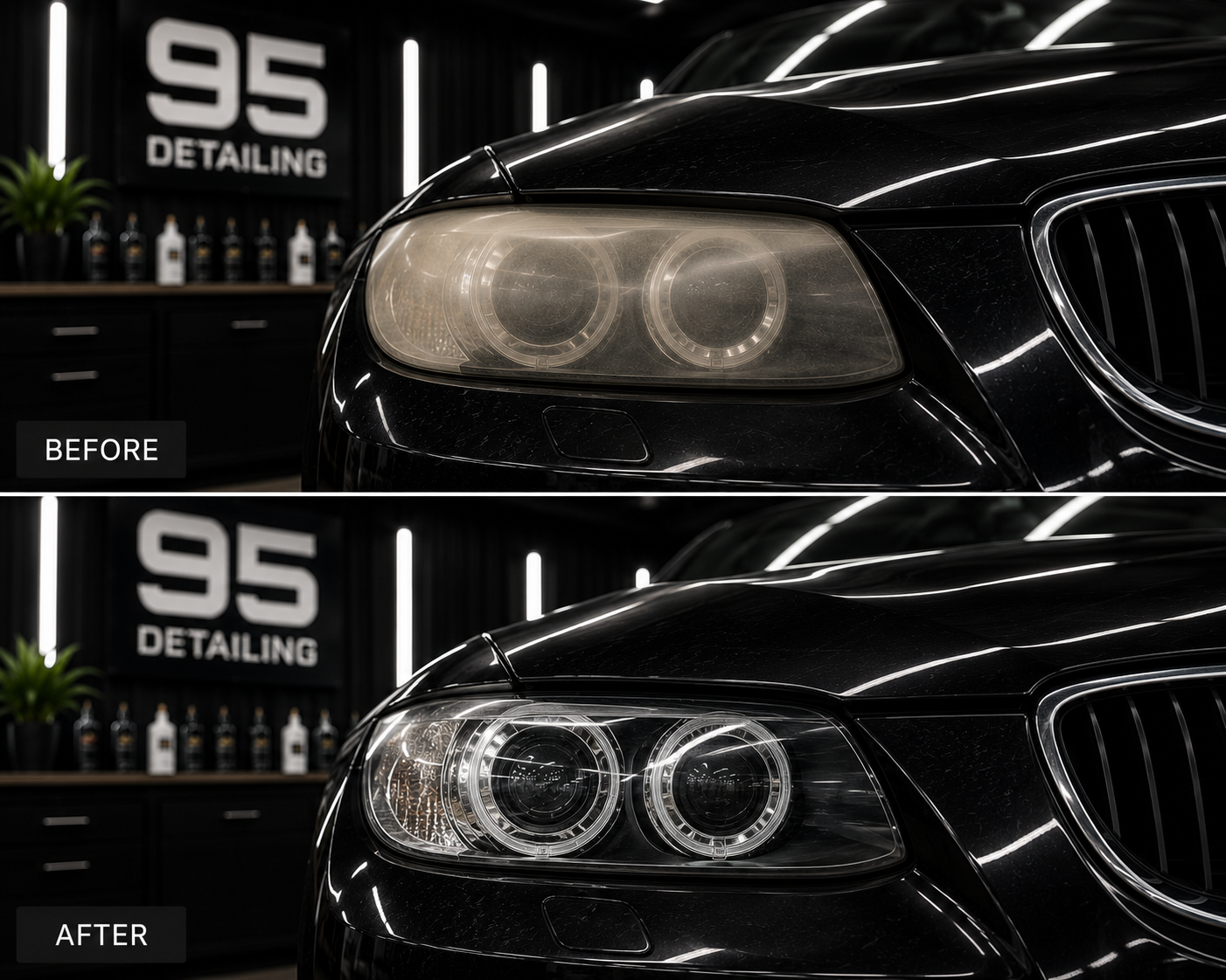 Headlight Restoration & Ceramic Coating €60