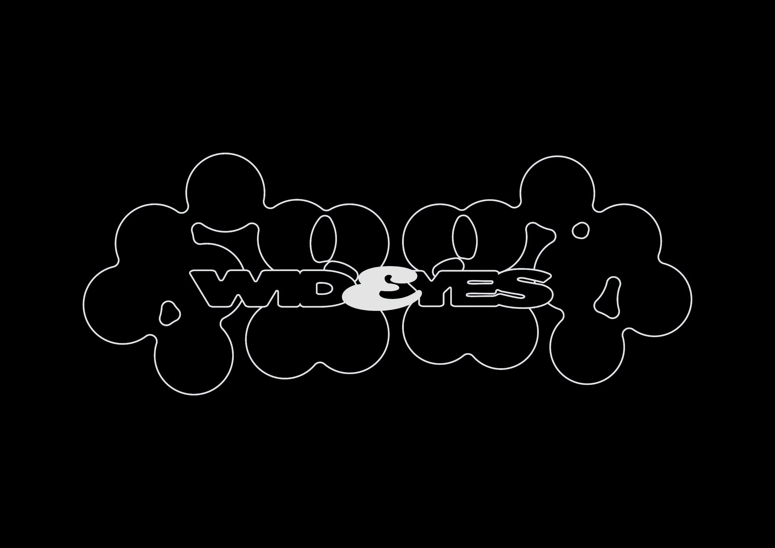 Trasparente linea di neon bianco che forma un disegno con le lettere 'W' e 'S' su sfondo nero.