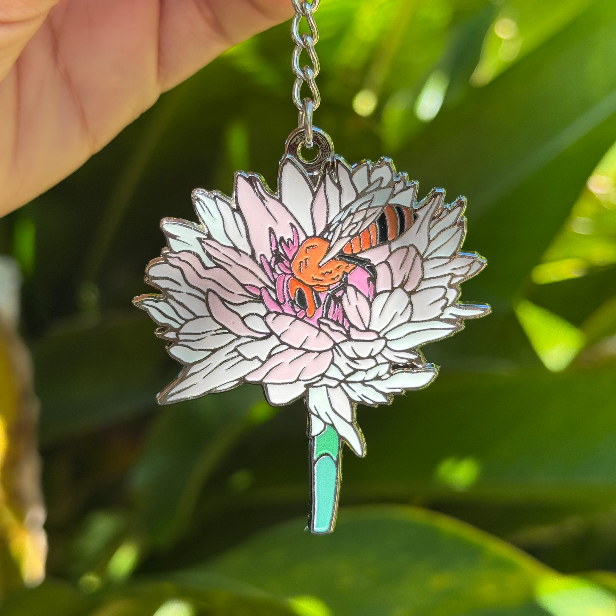 Garden Visitor Keychain