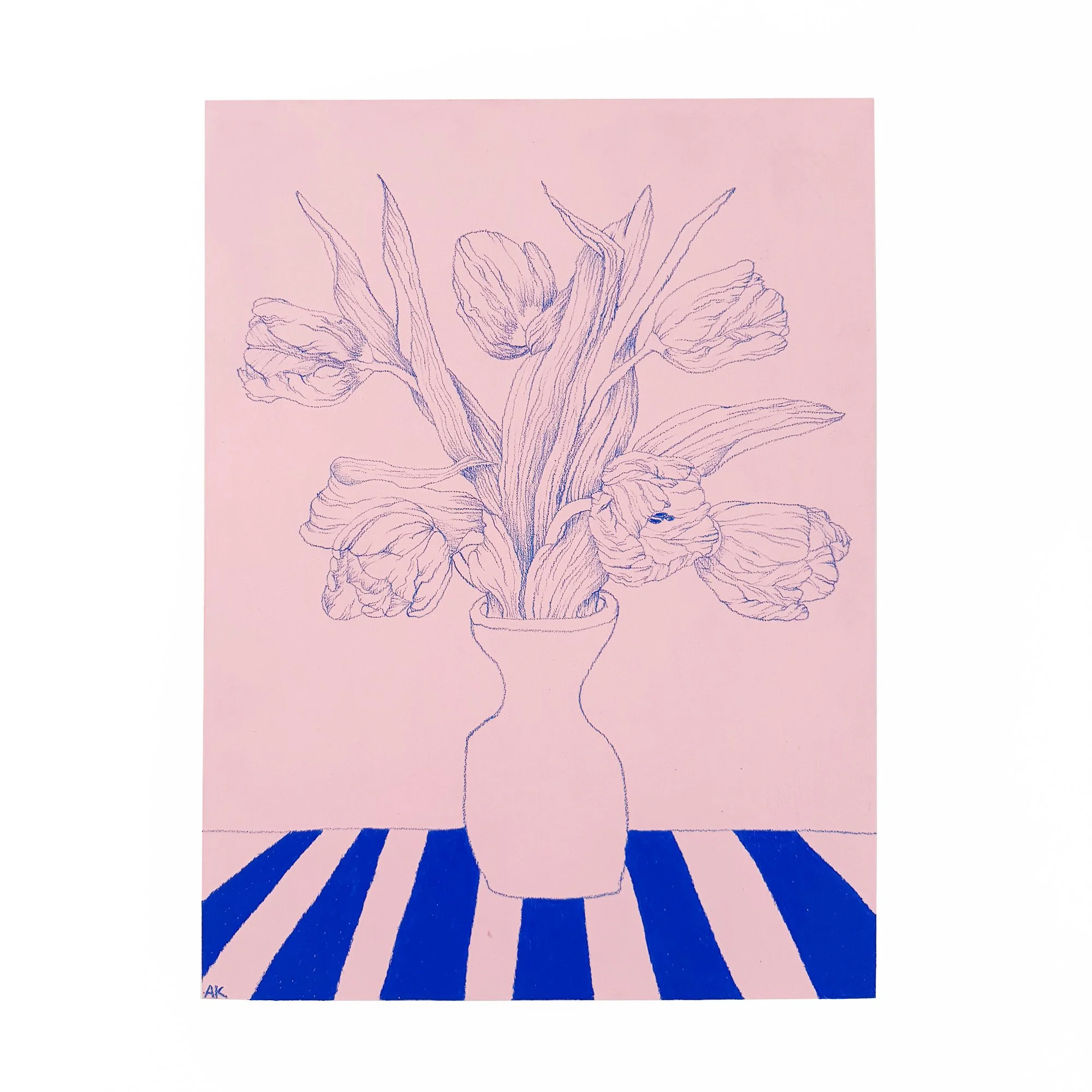 Tulips on a Table