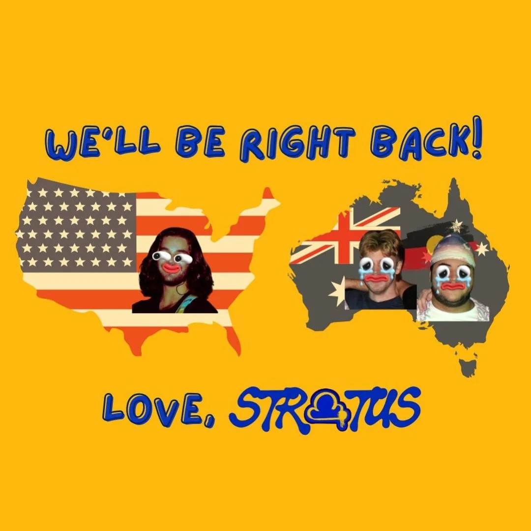 No, we didn&rsquo;t break up, our bassist just left the country for a month and took all the funk with him. We&rsquo;re currently accepting thoughts and prayers until he returns and we&rsquo;ll be back in full swing towards the end of the year. Keep 