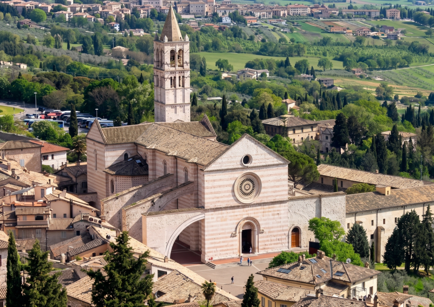 chiesa santa chiara assisi hotel vicino fontebella hotel palace
