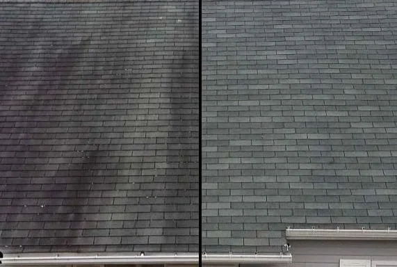 Roof wash in Pikesville by Red Helmet Power Washing