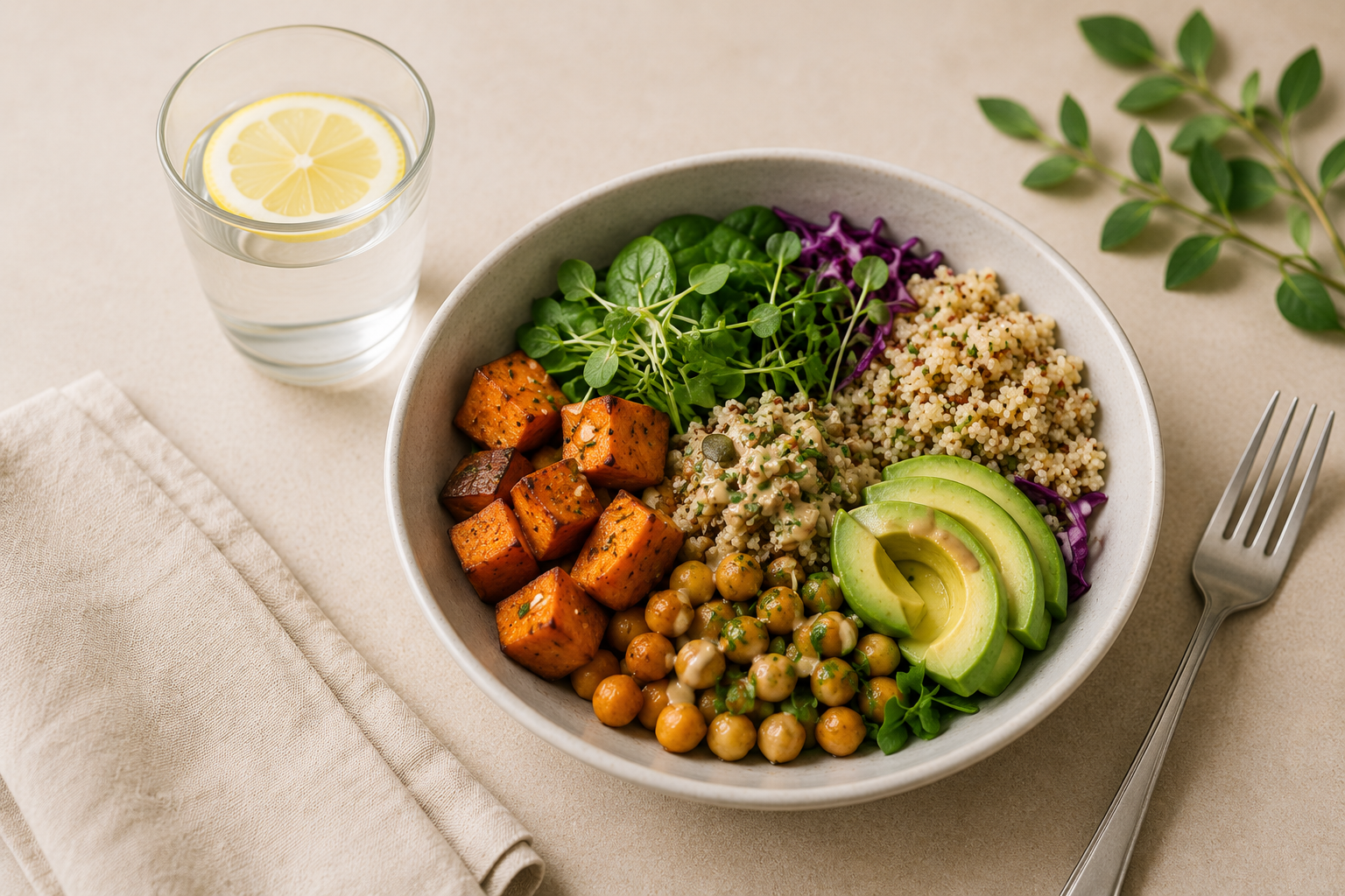 Healthy nutrition and balanced eating