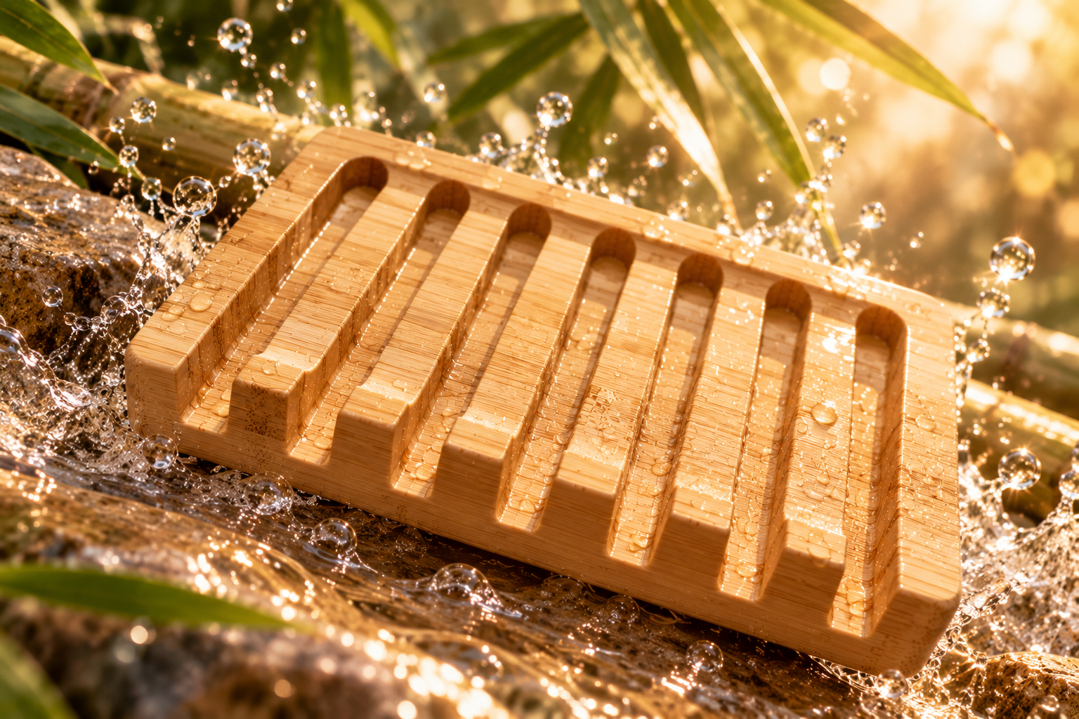 Bamboe Zeepbakje in Sprankelend Water.png