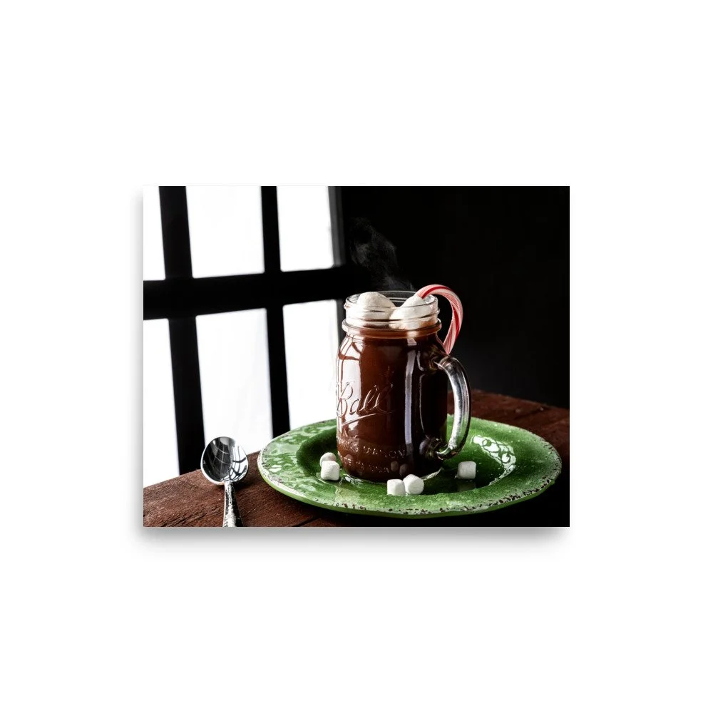 Warm Cocoa on a Snow Day (Matte Print)