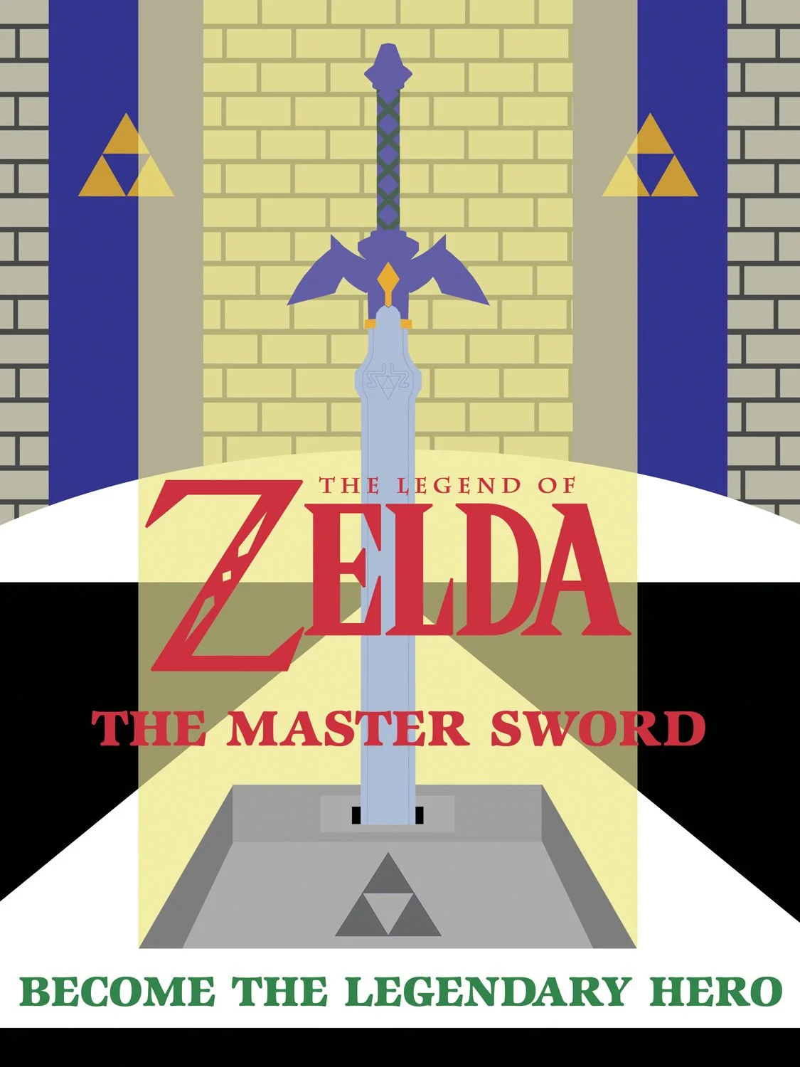 The Legend of Zelda Master Sword Poster