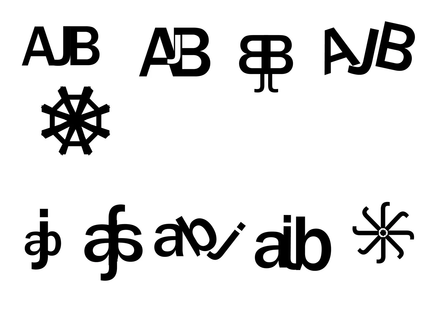 Initials Set #1
