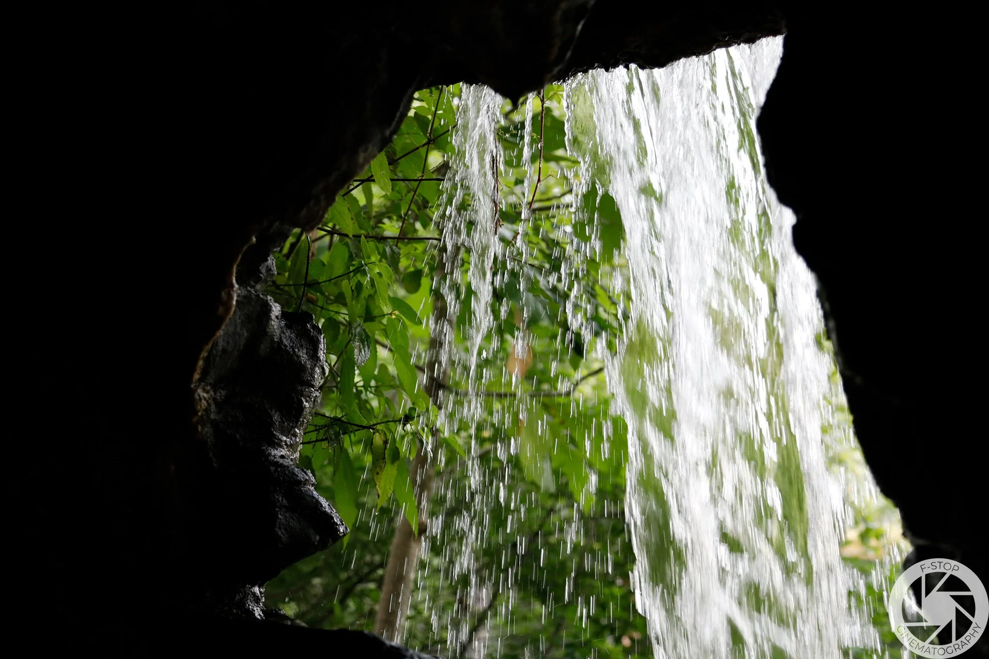 Waterfall View From Cave (Digital Download 6720 x 4480 px)