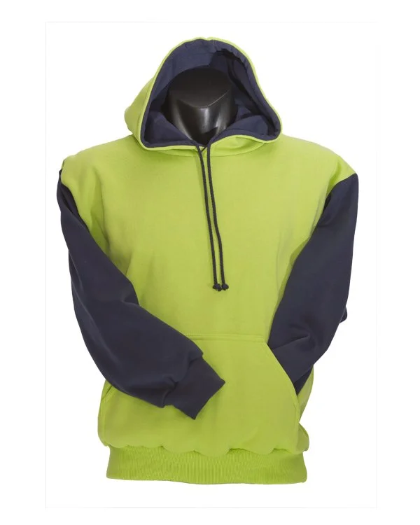 Vibrant Two-Tone Pullover Hoodie