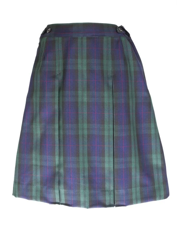 Classic Tartan Pleated School Skirt