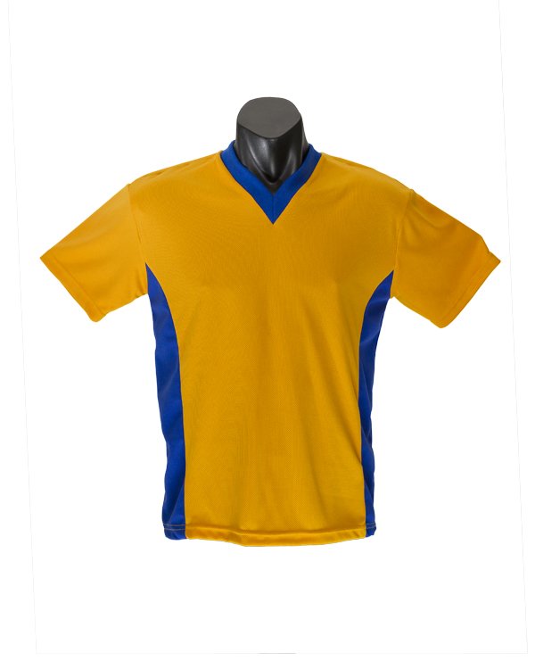 Spliced V-Neck Sports Jersey
