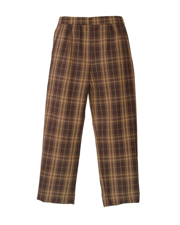Classic Plaid Relaxed-Fit Pants