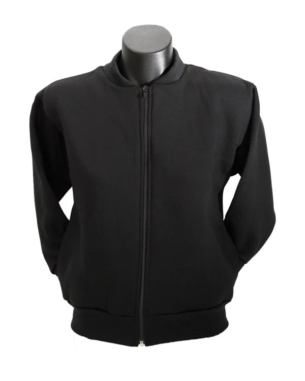 Fleecy Zip Bomber Jacket