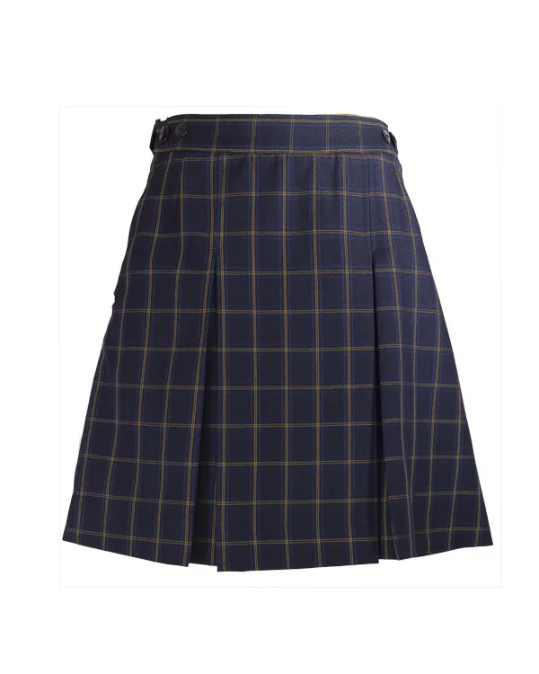 Classic Plaid Pleated Skirt