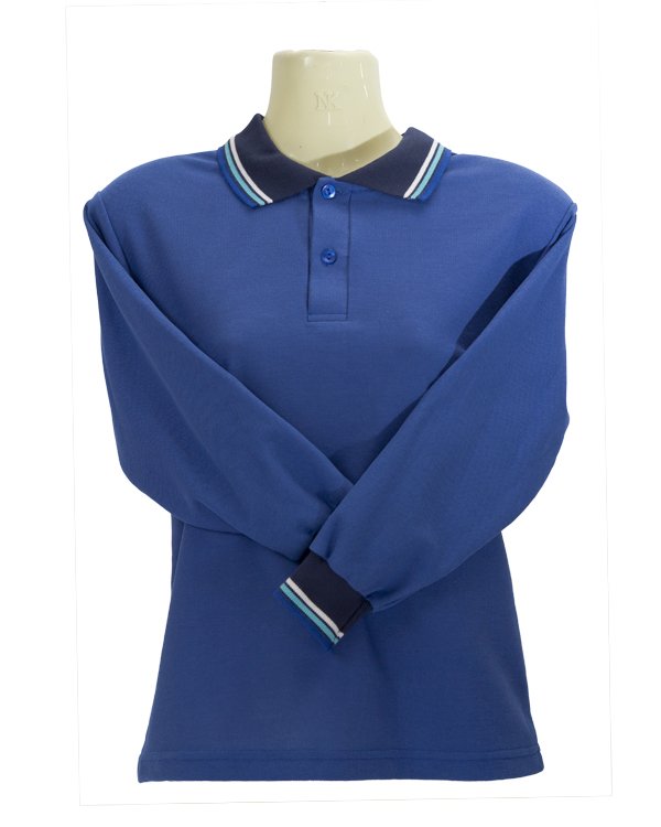 Polo with Contrast Collar & Cuffs
