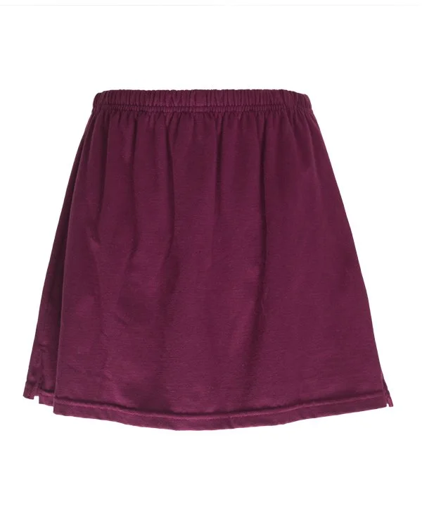Classic Elastic Waist School Skort