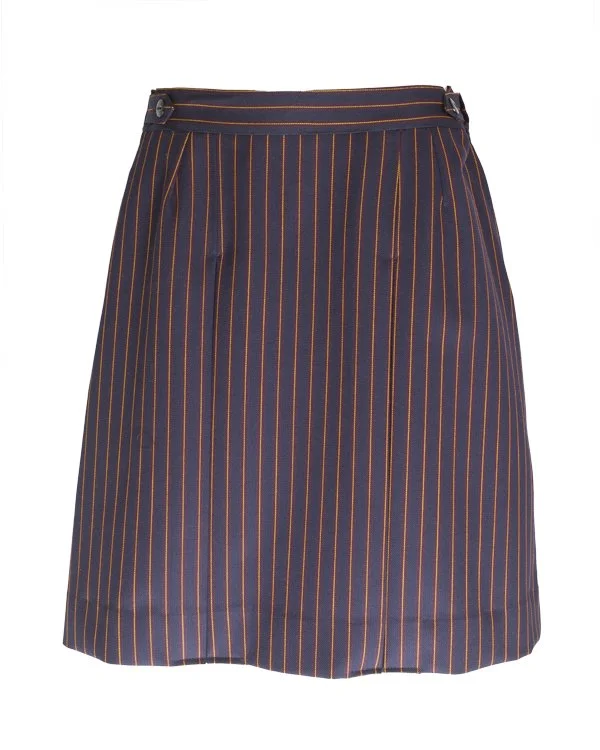 Professional Pinstripe Uniform Skirt