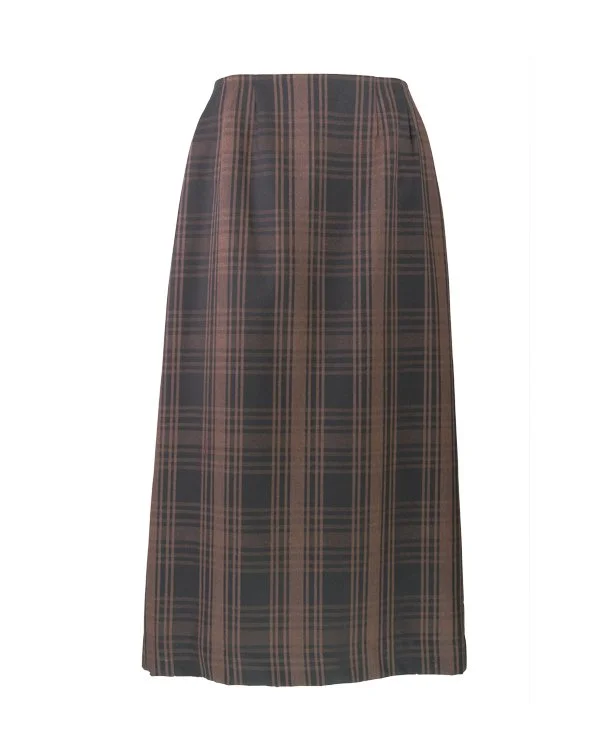 Elegant Plaid School Skirt