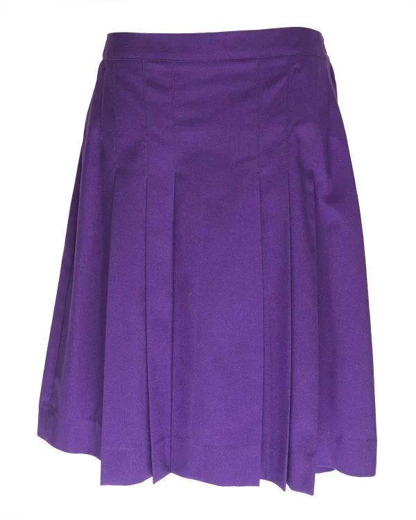 Classic Plain Pleated School Skirt
