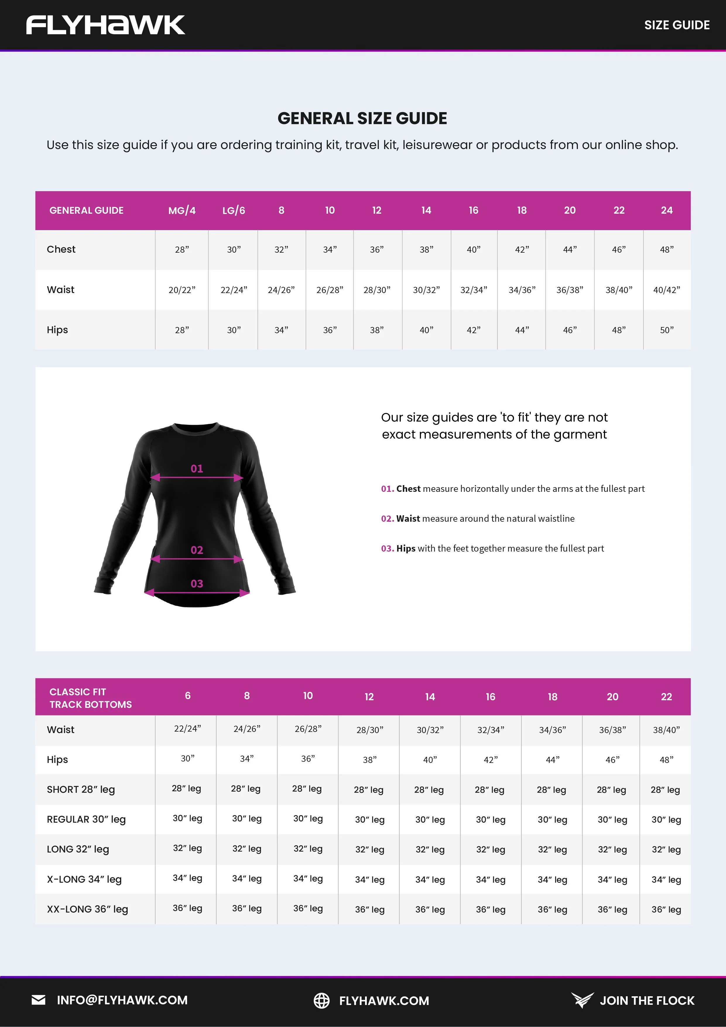 Flyhawk_General Size Guide_Classic Fit Track Bottoms (1).jpg