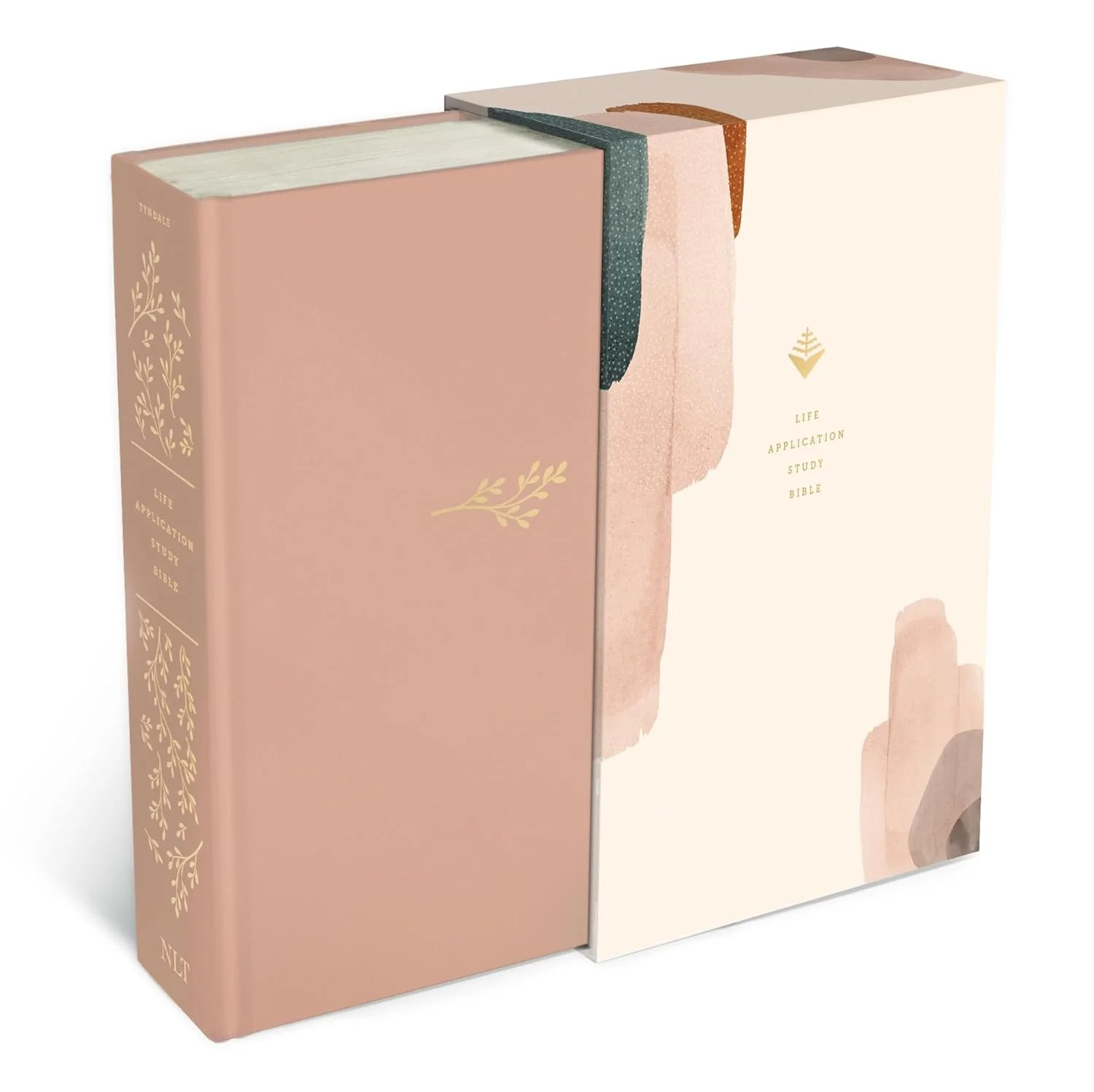 Pink NLT Life Application Study Bible- Easy reading for retention and application.