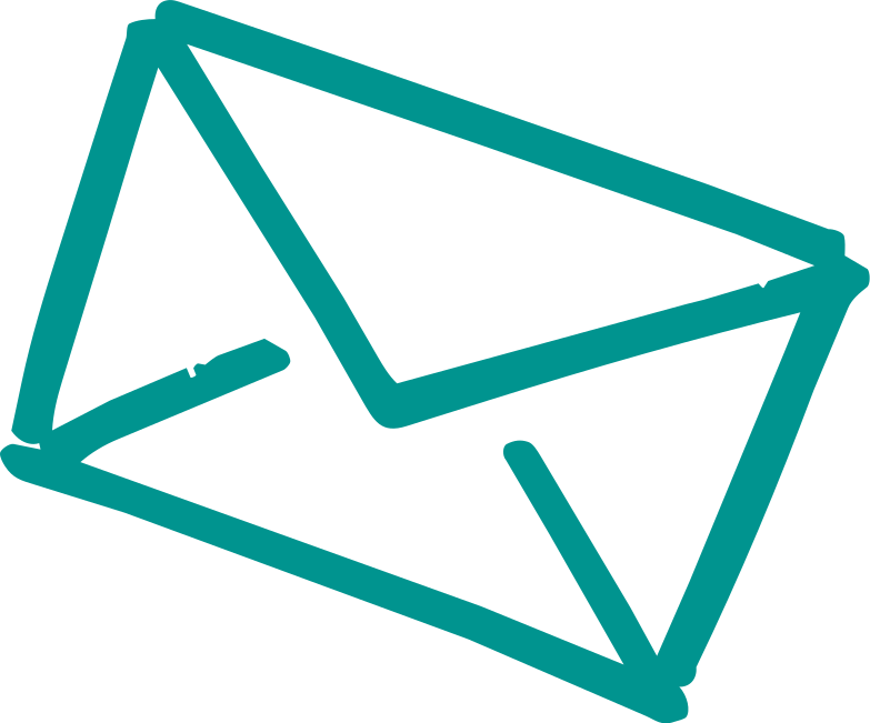 Icon eines E-Mail-Posteingangs, dargestellt durch eine stilisierte offene Briefumschlag-Grafik.