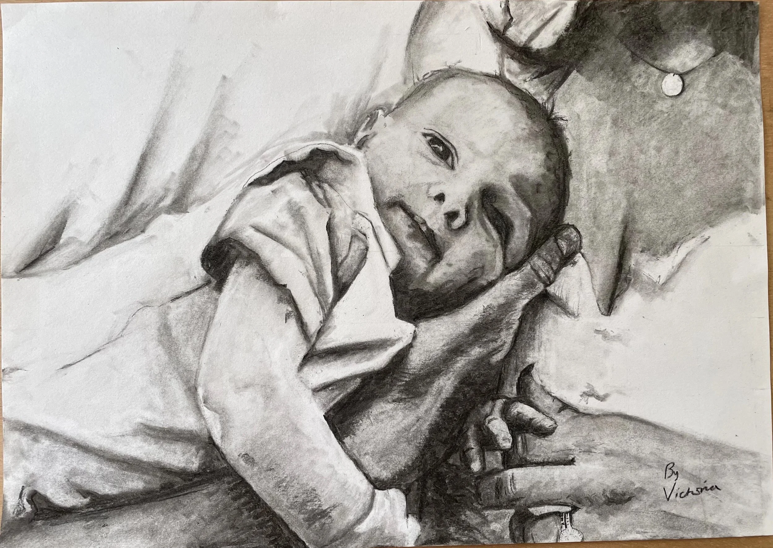 From professional photography. Completed as a gift. 