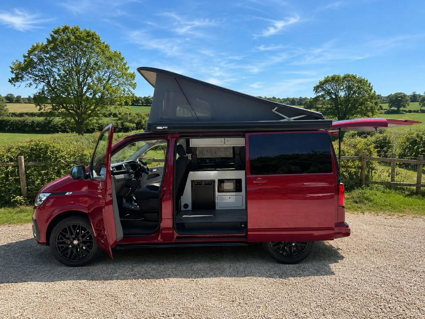 Volkswagen-Campervan-Sliding-Door-Open