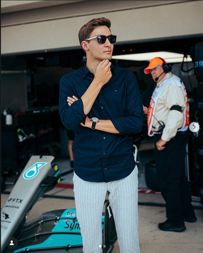 George Russell x Tommy Hilfiger