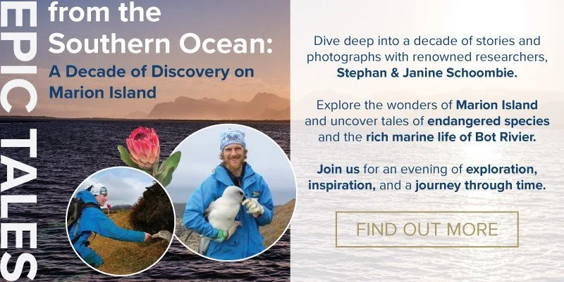 Book Now to join us for Epic Tales from the Southern Ocean