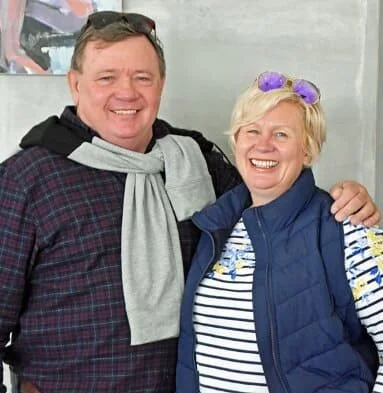 Nick Rea and Penny Streeter