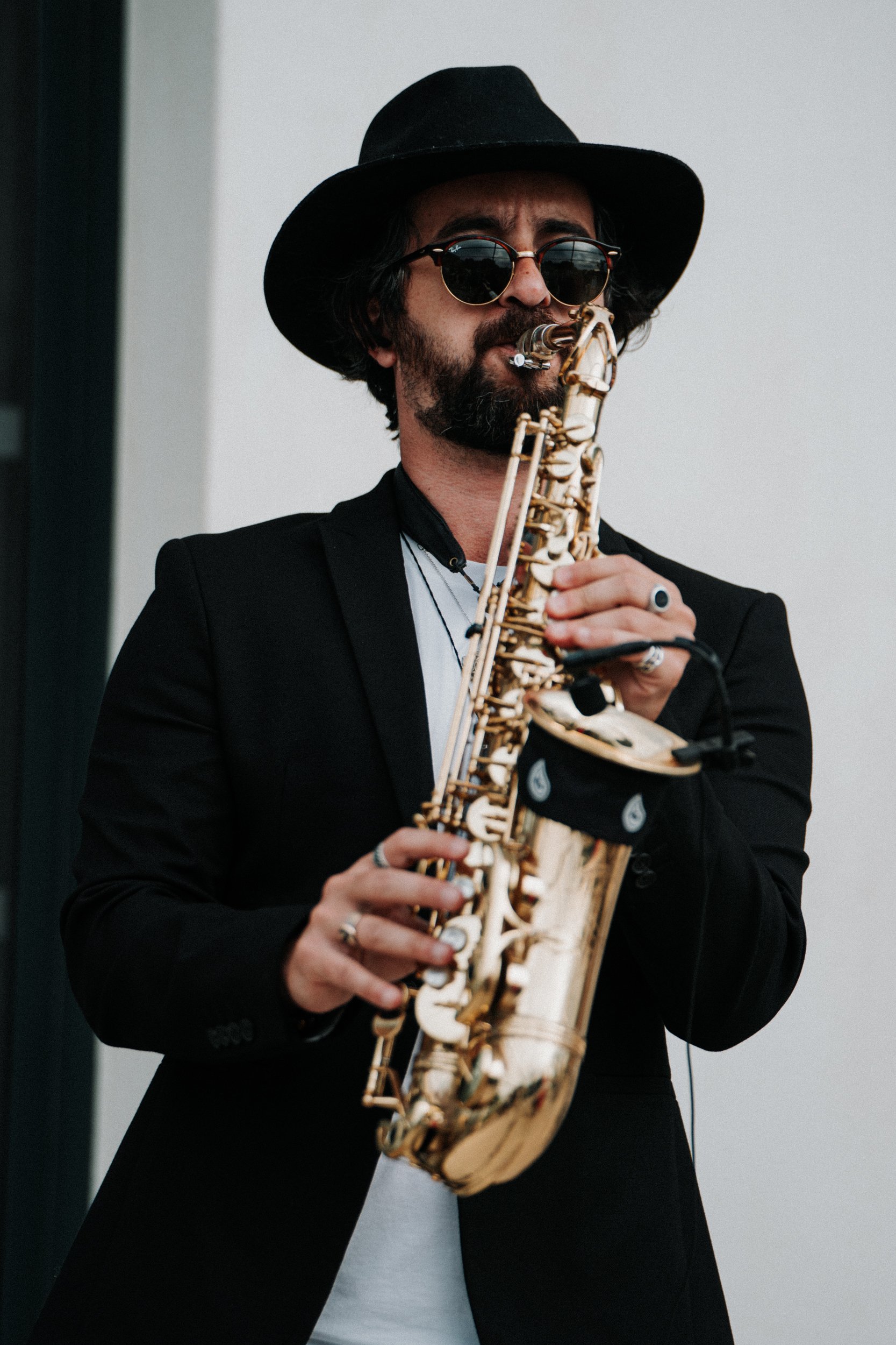 Rafa Digraz live saxophone performance luxury event