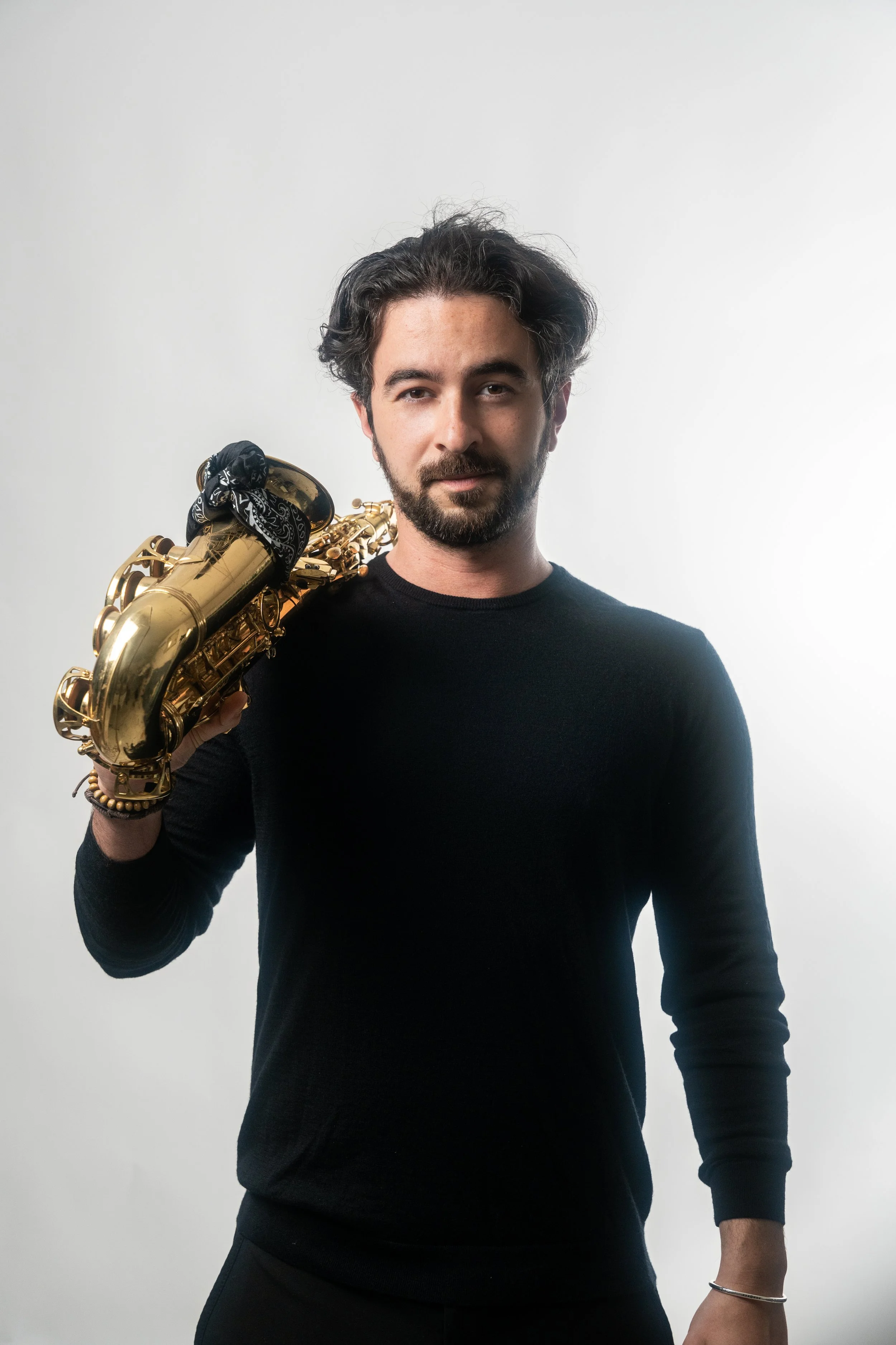 Rafa Digraz saxophonist and DJ performer